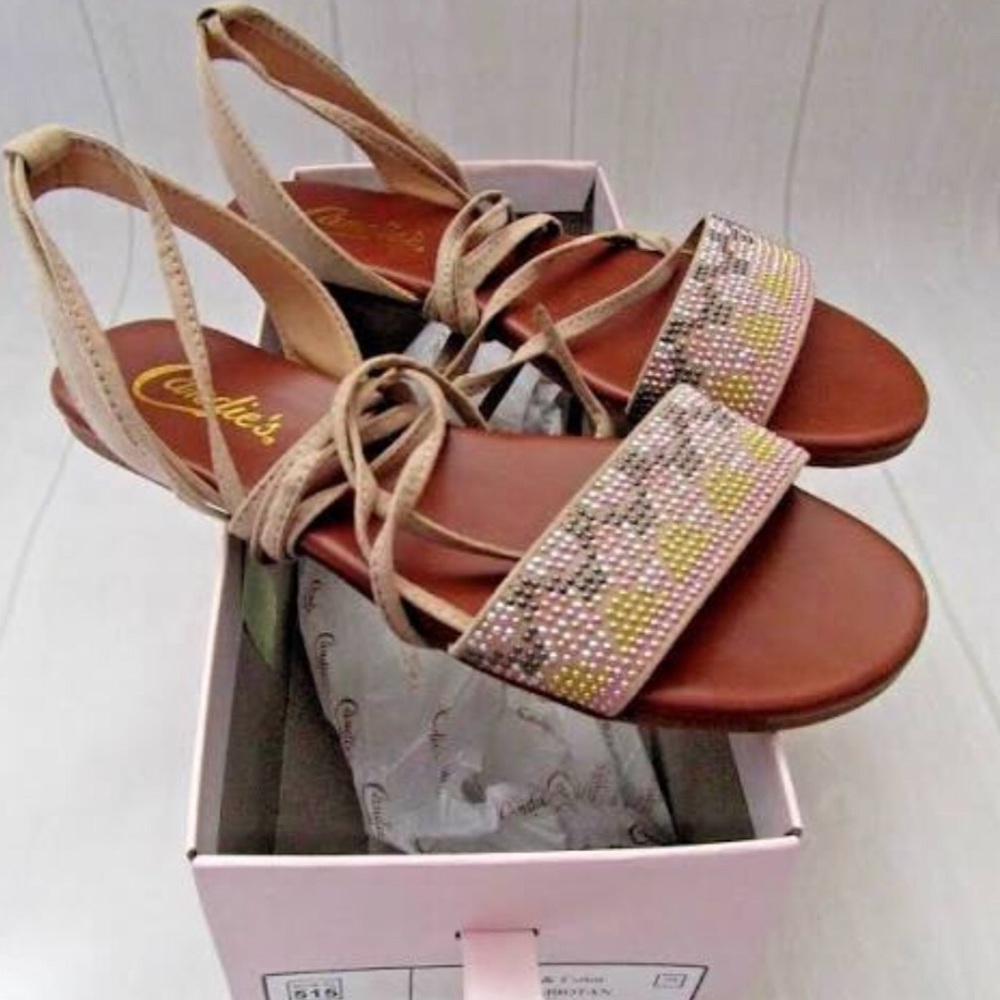 Candies ankle tie Sandals